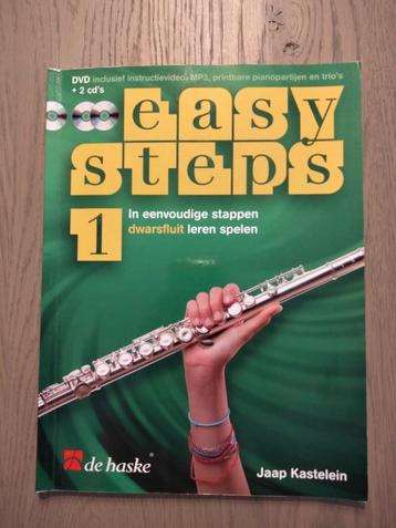 Dwarsfluit Easy Steps 1 bladmuziek / CD's