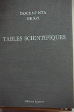 Documenta Geigy tables scientifiques rédaction : Konrad Diem, Utilisé, Enlèvement ou Envoi, Sciences naturelles