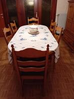 Tafel met 6 stoelen., Ophalen