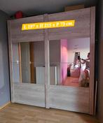 Kledingkast met shuifdeuren, Huis en Inrichting, Slaapkamer | Complete slaapkamers, Ophalen, Zo goed als nieuw