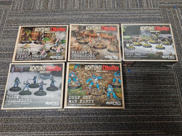 Achtung! Cthulhu Skirmish Tabletop Miniatuur Collectie, Hobby en Vrije tijd, Wargaming, Nieuw, Ophalen of Verzenden