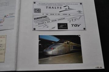 Gros Album photos originales THALYS TGV 32 RARE UNIQUE Train