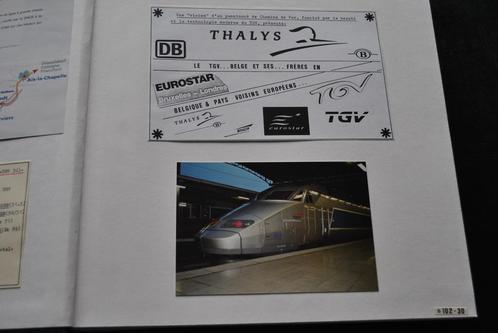 Gros Album photos originales THALYS TGV 32 RARE UNIQUE Train, Collections, Trains & Trams, Utilisé, Train, Enlèvement ou Envoi