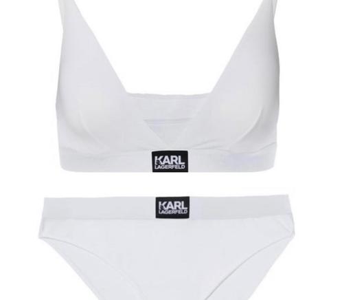Ensemble Karl Lagerfeld taille XL NEUF, Vêtements | Femmes, Sous-vêtements & Lingerie, Slip, Blanc, Enlèvement ou Envoi