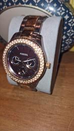 Fossil dames horloge, Fossil, Ophalen of Verzenden, Zo goed als nieuw, Goud