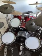 Dw performance 3 delige studio set te koop + snare + hoezen!, Muziek en Instrumenten, Ophalen, Gebruikt