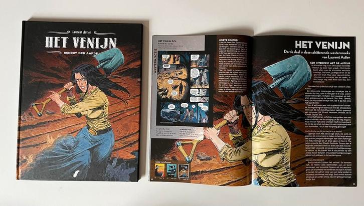 Het venijn hardcover + intervieuw mag schoot der aarde, Boeken, Stripverhalen, Ophalen of Verzenden