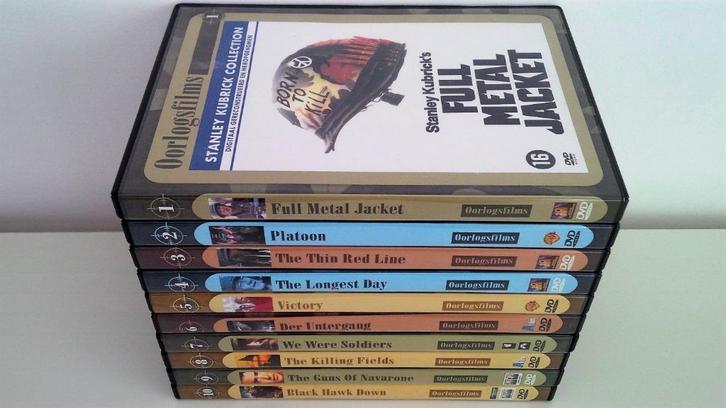 10 Oorlogsfilms DVD (volledige reeks, nieuw), Cd's en Dvd's, Dvd's | Actie, Zo goed als nieuw, Oorlog, Boxset, Ophalen of Verzenden