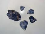 5 ruwe stukken lapis lazuli, Verzamelen, Mineralen en Fossielen, Ophalen of Verzenden, Mineraal