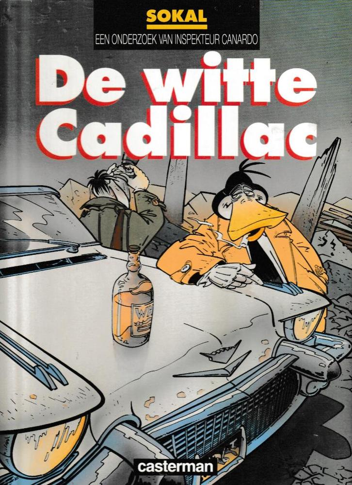 Strip - Inspecteur Canardo nr. 6 - De witte cadillac., Boeken, Stripverhalen, Verzenden