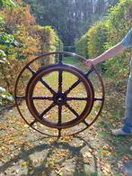 Antiek Massief Houten Stuurwiel, Antiek en Kunst, Ophalen of Verzenden