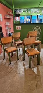 Schoolstoelen 20 stuks te restaureren, Huis en Inrichting, Stoelen, Ophalen, Gebruikt, Hout