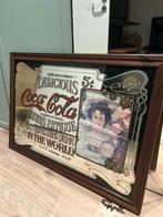 Grote Antieke spiegel coca cola ( horeca), Antiek en Kunst, Ophalen