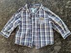 Obaïbi geruit hemd, maat 74 (12 maanden), zo goed als nieuw, Kinderen en Baby's, Babykleding | Maat 74, Ophalen, Zo goed als nieuw