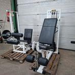 Technogym  Leg Curl Rom + Leg Extension Singel And Double, Sport en Fitness, Ophalen, Zo goed als nieuw