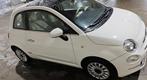 Fiat 500 met pano dak en navigatie en ...., Auto's, Fiat, Euro 6, Wit, Handgeschakeld, Particulier