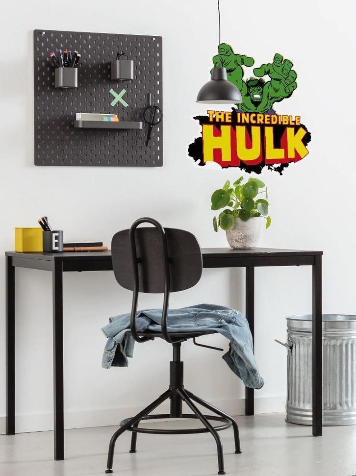 Avengers Muurstickers 50x70 cm - De Hulk - Marvel, Kinderen en Baby's, Kinderkamer | Inrichting en Decoratie, Nieuw, Wanddecoratie