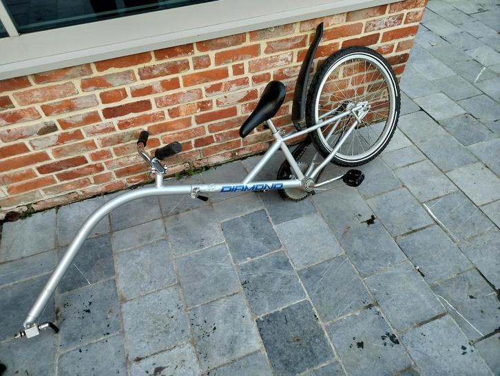 Aanhangfiets Diamond voor kinderen, Fietsen en Brommers, Fietsaccessoires | Aanhangwagens en Karren, Gebruikt, Aanhangfiets, Ophalen