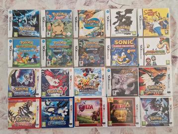 Verschillende Pokemon, Zelda en Mario games te koop. beschikbaar voor biedingen