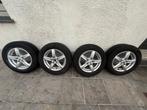 4 banden met velgen, Auto-onderdelen, Banden en Velgen, Gebruikt, Winterbanden, Band(en), Personenwagen