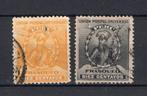 PERU Yt. 113/114 gestempeld 1896-1899, Postzegels en Munten, Ophalen of Verzenden, Gestempeld, Zuid-Amerika