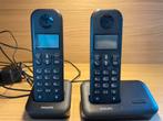 Draadloze telefoon Philips, Telecommunicatie, Gebruikt, 2 handsets, Ophalen