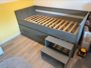 Bed Hoogslaper Coming kids massief hout, Perfecte staat beschikbaar voor biedingen