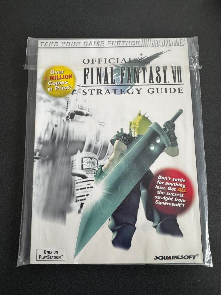 Final Fantasy VII “official strategy guide) nieuw ( sealed)!, Games en Spelcomputers, Games | Sony PlayStation 1, Nieuw, Role Playing Game (Rpg)