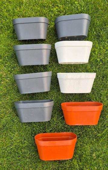 Elho balkonbakken 28cm – diverse kleuren – set of los beschikbaar voor biedingen
