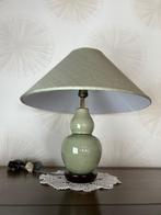 Groene chique Tafellamp, Maison & Meubles, Lampes | Lampes de table, Autres matériaux, Moins de 50 cm, Chique, Enlèvement ou Envoi