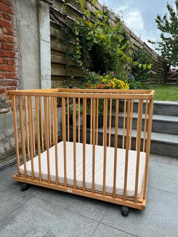 Babybox park Quax Aline hout, Enlèvement, Utilisé, Rectangulaire, Réglable en hauteur