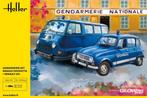 HELLER 50325 GENDARMERIE SET  ECHELLE 1/24, Hobby en Vrije tijd, Nieuw, Ophalen of Verzenden, Groter dan 1:32, Auto