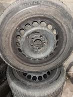 Pneus  hiver +Jantes metalic audi  5x112 16 pouces 205/60/16, Enlèvement ou Envoi, Comme neuf