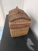 Oude rieten picknickmand, Hobby en Vrije tijd, Picknickmanden, Ophalen of Verzenden
