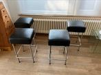 Tabouret de bar IKEA Julius, Avec repose-pieds, Métal, 4 tabourets, Enlèvement