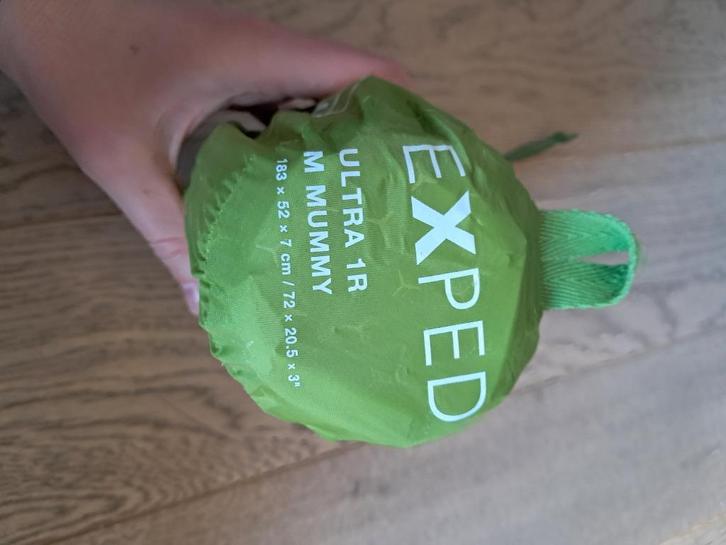 Matelas Exped Ultra 1R M Mummy, Caravans en Kamperen, Luchtbedden, Zo goed als nieuw, 1-persoons, Ophalen of Verzenden