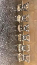 Zes antieke  jeneverglazen, Antiek en Kunst, Ophalen of Verzenden