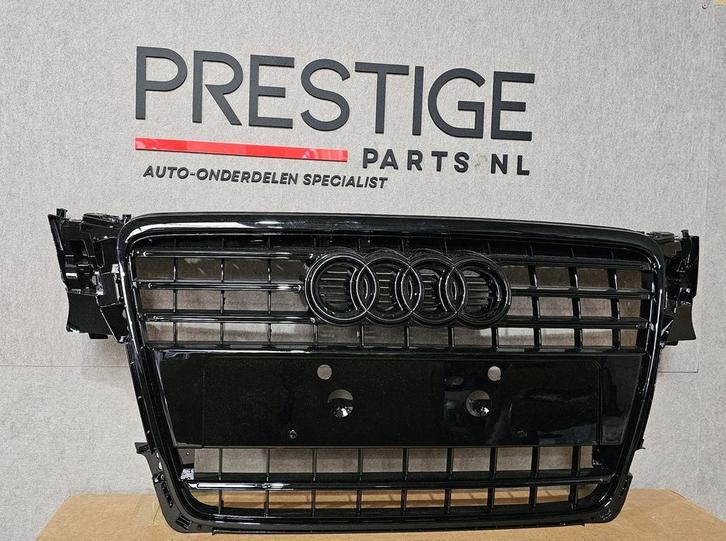 Grill AUDI A4 B8 8K Grille bj.2007-2012 HOOGLANS ZWART 8K0, Auto-onderdelen, Carrosserie, Bumper, Voor, Nieuw, Herkomst onderdeel bekend