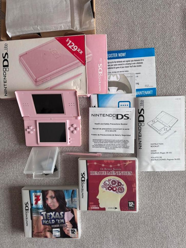 Nintendo DS Lite, Consoles de jeu & Jeux vidéo, Consoles de jeu | Nintendo DS, Comme neuf, DS Lite, Enlèvement