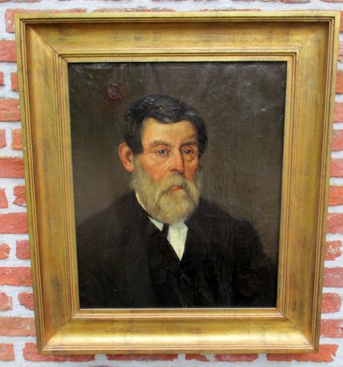 Portrait d'homme, probablement Charles Boom, daté 1890, Antiquités & Art, Art | Peinture | Classique, Enlèvement ou Envoi