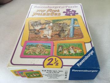 3 Ravenburger puzzels - Mijn eerste puzzels - 2 st tekort beschikbaar voor biedingen