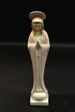 Oud keramisch beeld van de Maagd Maria - lichtroze, Ophalen of Verzenden