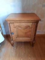 set van 2 vol houten nachtkastjes / lichte eik, Huis en Inrichting, Ophalen, 55 tot 70 cm, Zo goed als nieuw, 45 tot 65 cm