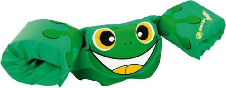 Verstelbare zwembandjes met kikker - Groen, Kinderen en Baby's, Babykleding | Baby-zwemkleding, Gebruikt, Zwem-accessoire, One size