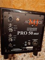 MJ Acoustics pro 50 mkII actieve subwoofer, Overige merken, Subwoofer, Ophalen of Verzenden, Zo goed als nieuw