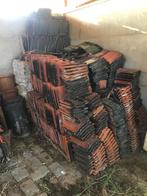 1000 zwarte Pottelbergse pannen, Doe-het-zelf en Bouw, Dakpannen en Dakbedekking, Ophalen, Gebruikt, Steen of Klei, Zwart