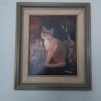 Le chat aux yeux bleus . Marie-Louise Batardy, Antiquités & Art, Enlèvement ou Envoi