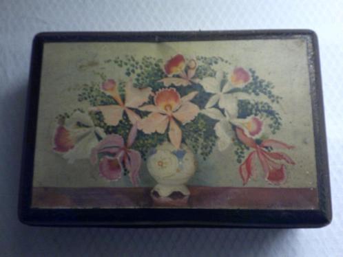 Vintage blikken doos Koningshuis, Verzamelen, Koningshuis en Royalty, Gebruikt, Overige typen, Ophalen of Verzenden