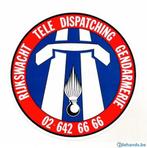 rijkswacht tele dispatching gendarmerie zelfklever-autocolla, Verzamelen, Nieuw, Ophalen of Verzenden