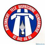 rijkswacht tele dispatching gendarmerie zelfklever-autocolla, Verzamelen, Ophalen of Verzenden, Nieuw